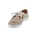 Mocasines Duuo zapatos Hombre modelo Ona Walaby Trenzado Beige Cordón