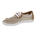 Mocasines Duuo zapatos Hombre modelo Ona Walaby Trenzado Beige Cordón
