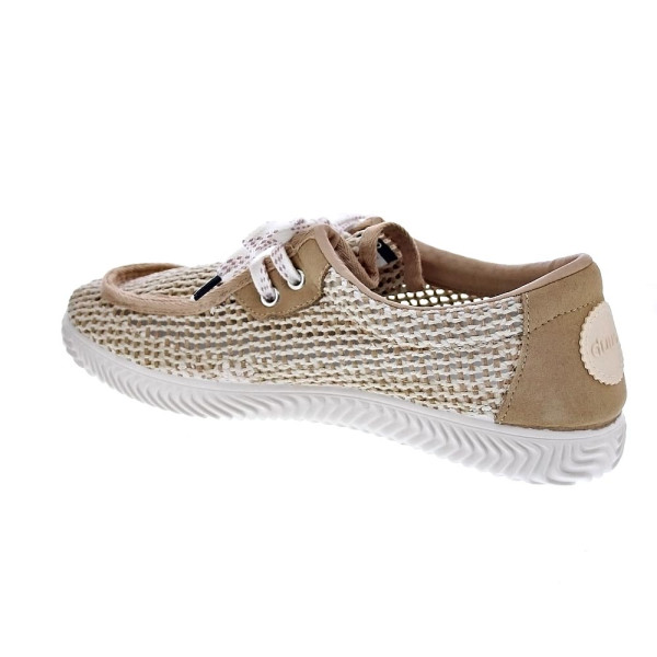 Mocasines Duuo zapatos Hombre modelo Ona Walaby Trenzado Beige Cordón