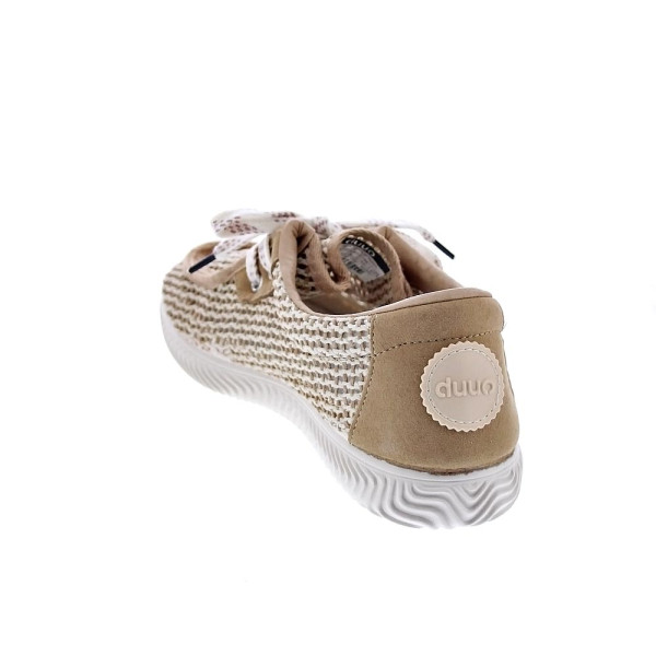 Mocasines Duuo zapatos Hombre modelo Ona Walaby Trenzado Beige Cordón