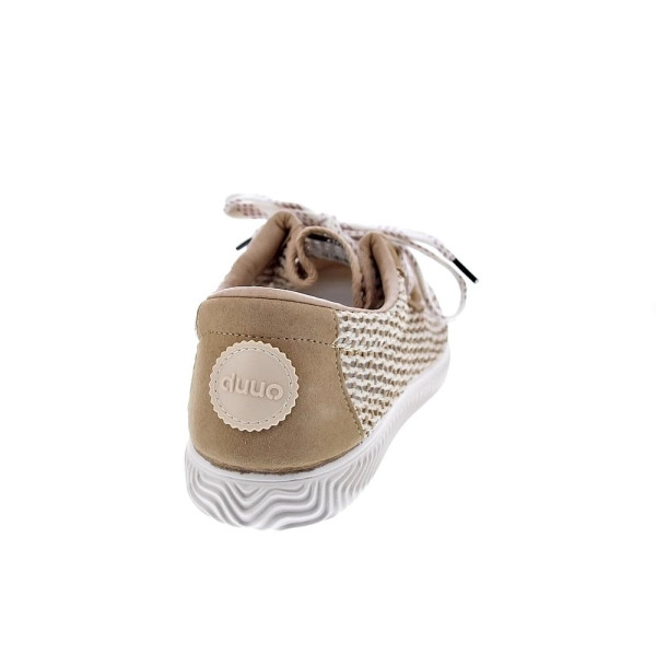 Mocasines Duuo zapatos Hombre modelo Ona Walaby Trenzado Beige Cordón