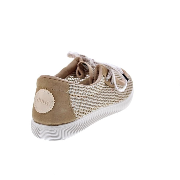Mocasines Duuo zapatos Hombre modelo Ona Walaby Trenzado Beige Cordón