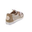 Mocasines Duuo zapatos Hombre modelo Ona Walaby Trenzado Beige Cordón