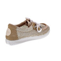 Mocasines Duuo zapatos Hombre modelo Ona Walaby Trenzado Beige Cordón