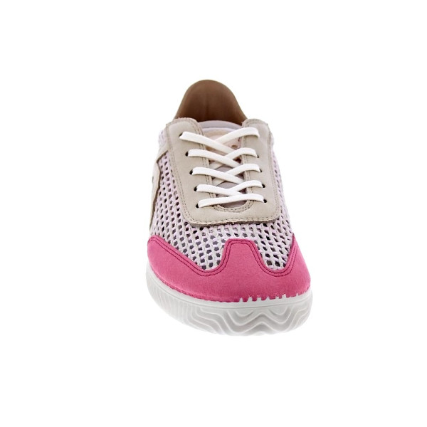 Zapatillas Duuo zapatos Mujer modelo Ona Lace Trenzado 060 Rosa Cordón