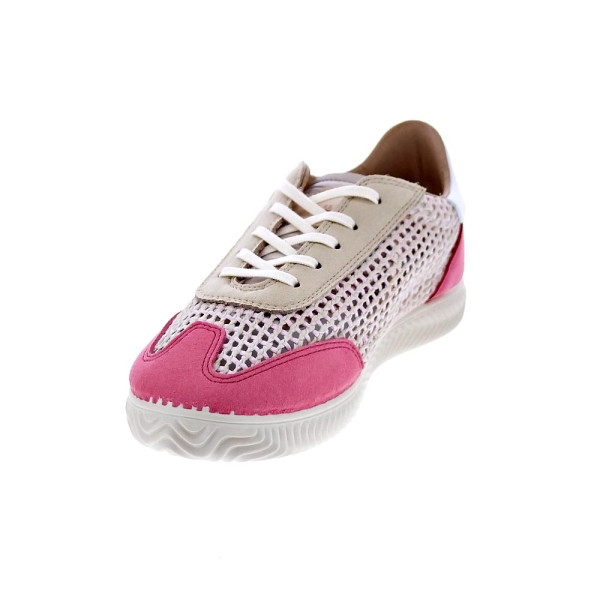 Zapatillas Duuo zapatos Mujer modelo Ona Lace Trenzado 060 Rosa Cordón