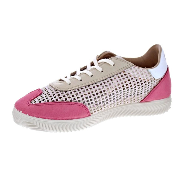 Zapatillas Duuo zapatos Mujer modelo Ona Lace Trenzado 060 Rosa Cordón