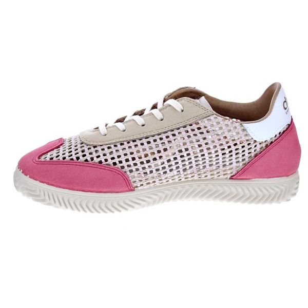 Zapatillas Duuo zapatos Mujer modelo Ona Lace Trenzado 060 Rosa Cordón
