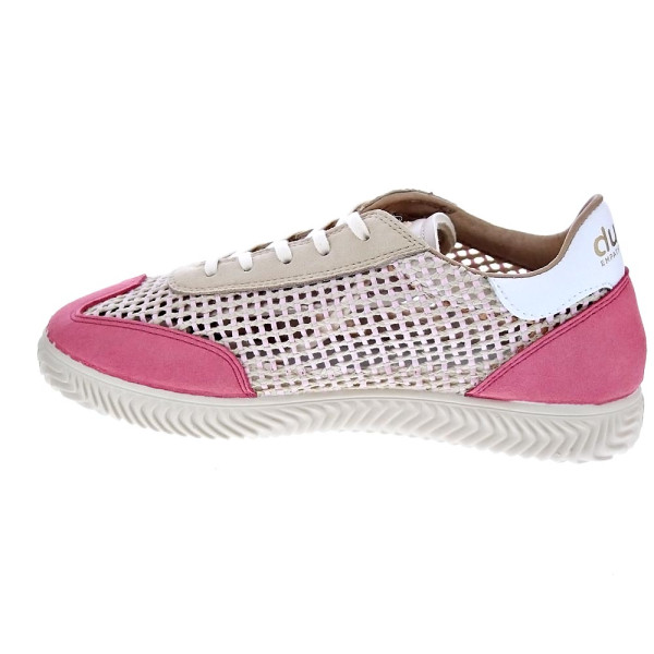 Zapatillas Duuo zapatos Mujer modelo Ona Lace Trenzado 060 Rosa Cordón