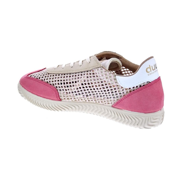 Zapatillas Duuo zapatos Mujer modelo Ona Lace Trenzado 060 Rosa Cordón