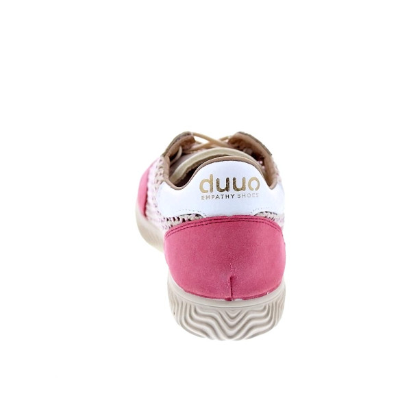Zapatillas Duuo zapatos Mujer modelo Ona Lace Trenzado 060 Rosa Cordón