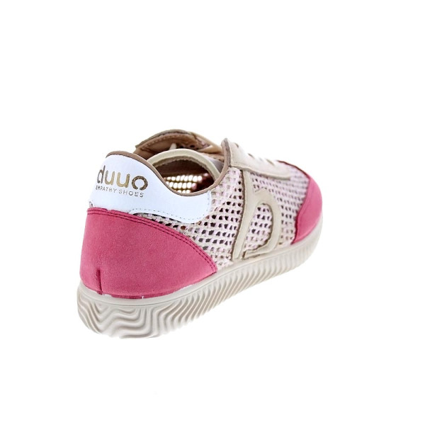 Zapatillas Duuo zapatos Mujer modelo Ona Lace Trenzado 060 Rosa Cordón