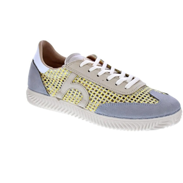 Zapatillas Duuo zapatos Mujer modelo Ona Lace Trenzado 061 Gris Cordón