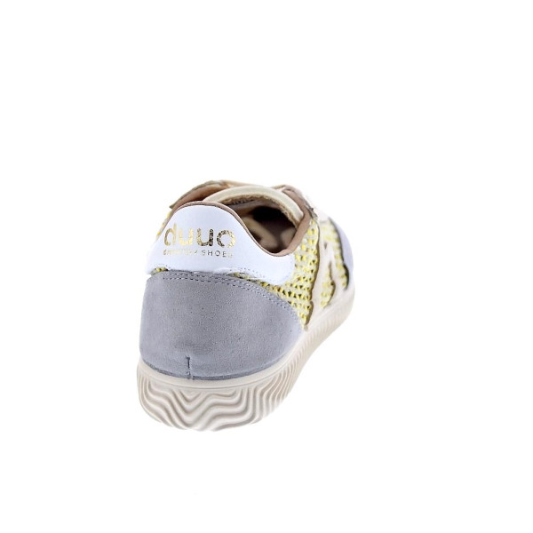 Zapatillas Duuo zapatos Mujer modelo Ona Lace Trenzado 061 Gris Cordón