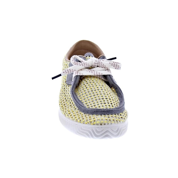 Mocasines Duuo zapatos Mujer modelo Ona Walaby Trenzado Gris Cordón