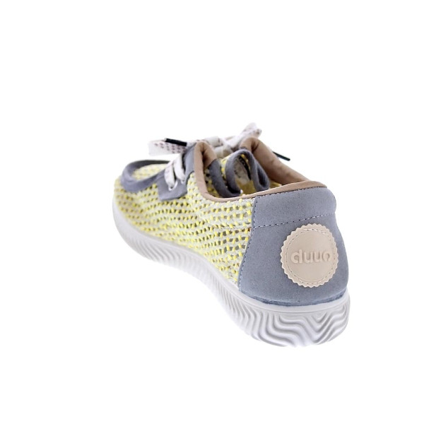 Mocasines Duuo zapatos Mujer modelo Ona Walaby Trenzado Gris Cordón