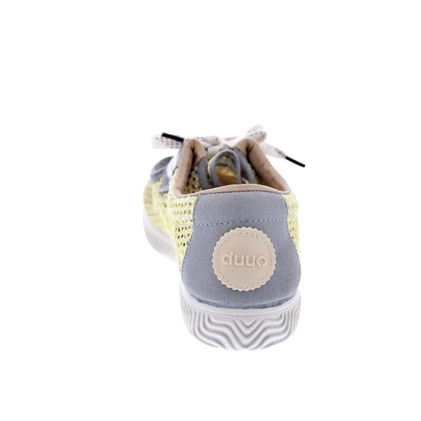Mocasines Duuo zapatos Mujer modelo Ona Walaby Trenzado Gris Cordón