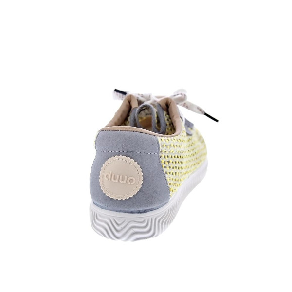 Mocasines Duuo zapatos Mujer modelo Ona Walaby Trenzado Gris Cordón
