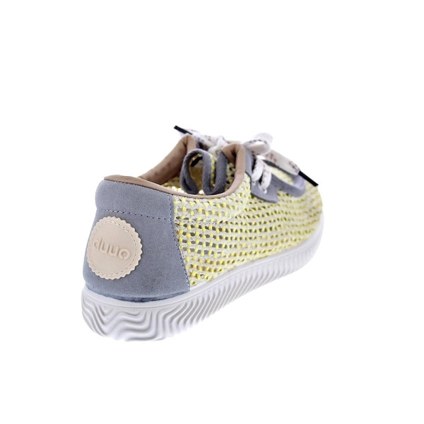 Mocasines Duuo zapatos Mujer modelo Ona Walaby Trenzado Gris Cordón