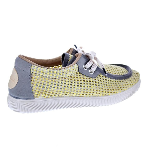 Mocasines Duuo zapatos Mujer modelo Ona Walaby Trenzado Gris Cordón