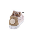 Mocasines Duuo zapatos Mujer modelo Ona Walaby Trenzado Beige Cordón