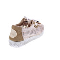 Mocasines Duuo zapatos Mujer modelo Ona Walaby Trenzado Beige Cordón