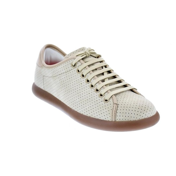 Zapatillas Camper zapatos Mujer modelo Pelotas Beige Cordón