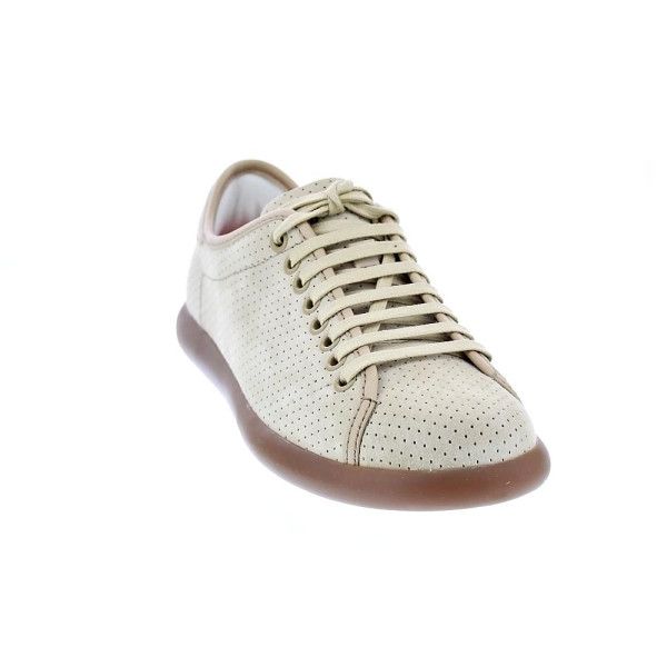 Zapatillas Camper zapatos Mujer modelo Pelotas Beige Cordón