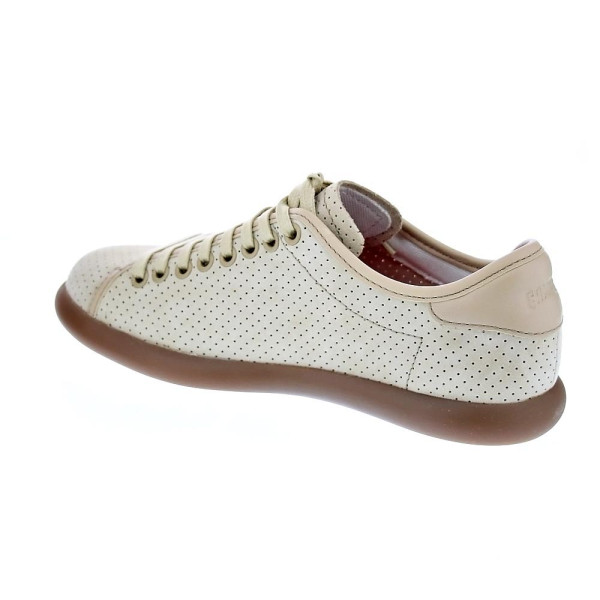 Zapatillas Camper zapatos Mujer modelo Pelotas Beige Cordón