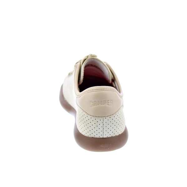 Zapatillas Camper zapatos Mujer modelo Pelotas Beige Cordón