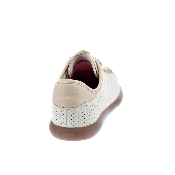 Zapatillas Camper zapatos Mujer modelo Pelotas Beige Cordón