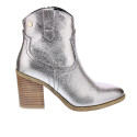 Botines Xti zapatos Mujer modelo 142330 Plata Cremallera