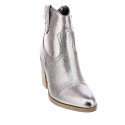 Botines Xti zapatos Mujer modelo 142330 Plata Cremallera