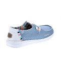 Mocasines Hey Dude zapatos Mujer modelo Wendy Boho Azul Cordón