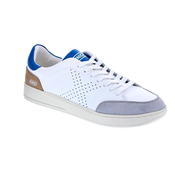 Zapatillas Munich zapatos Hombre modelo X-Court 08 Blanco Cordón