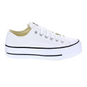 Zapatillas Converse zapatos Mujer modelo Plataforma Chuck Taylor Blanco Cordón