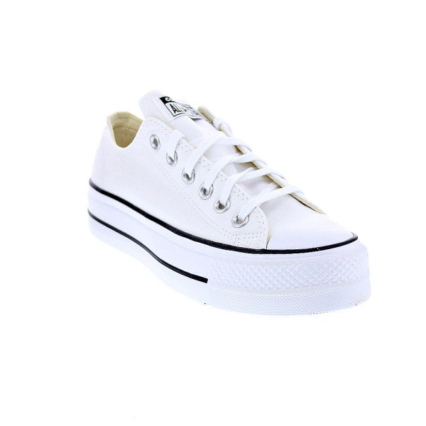 Zapatillas Converse zapatos Mujer modelo Plataforma Chuck Taylor Blanco Cordón