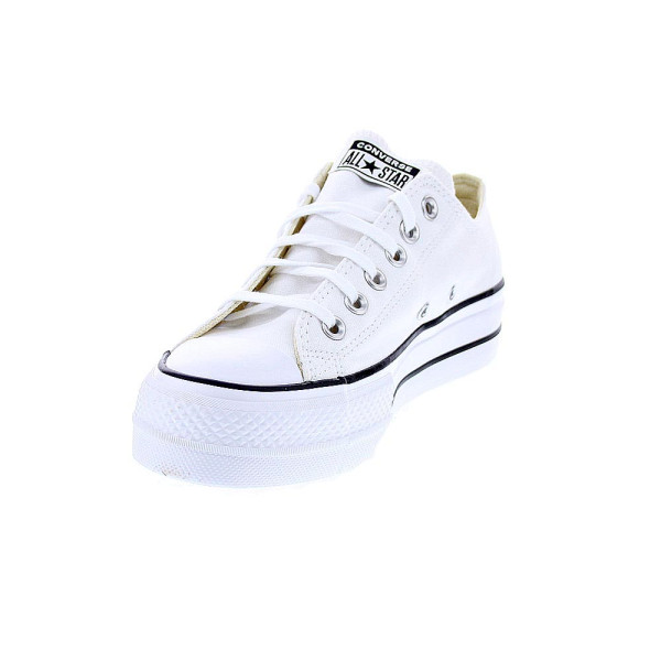 Zapatillas Converse zapatos Mujer modelo Plataforma Chuck Taylor Blanco Cordón