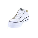 Zapatillas Converse zapatos Mujer modelo Plataforma Chuck Taylor Blanco Cordón