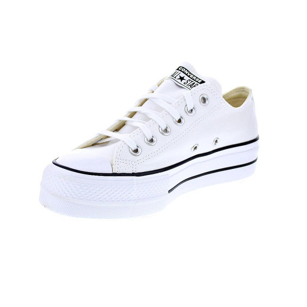 Zapatillas Converse zapatos Mujer modelo Plataforma Chuck Taylor Blanco Cordón