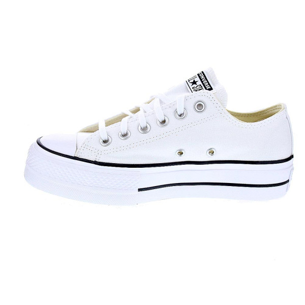 Zapatillas Converse zapatos Mujer modelo Plataforma Chuck Taylor Blanco Cordón