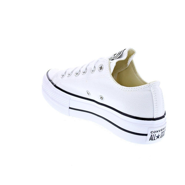 Zapatillas Converse zapatos Mujer modelo Plataforma Chuck Taylor Blanco Cordón