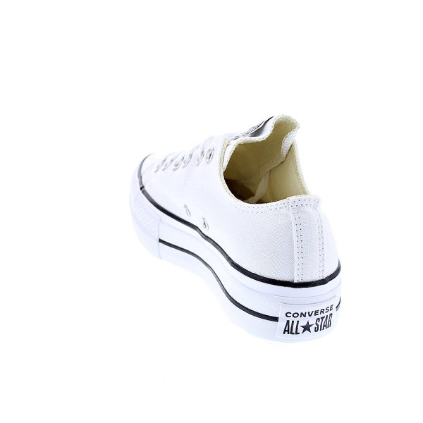 Zapatillas Converse zapatos Mujer modelo Plataforma Chuck Taylor Blanco Cordón