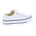 Zapatillas Converse zapatos Mujer modelo Plataforma Chuck Taylor Blanco Cordón