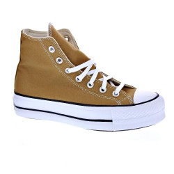 Zapatillas botas Converse zapatos Mujer modelo Chuck Taylor Beige  2