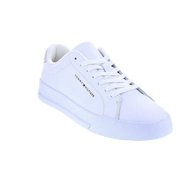 Zapatillas Tommy Hilfiger zapatos Hombre modelo Th Court Blanco Cordón