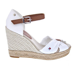 Sandalias Tommy Hilfiger zapatos Mujer modelo Basic Open Toe Beige Hebilla