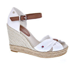 Sandalias Tommy Hilfiger zapatos Mujer modelo Basic Open Toe Beige Hebilla 2