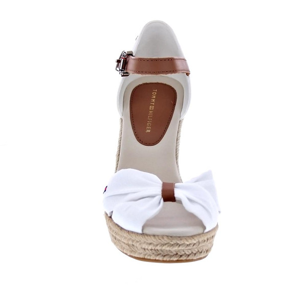 Sandalias Tommy Hilfiger zapatos Mujer modelo Basic Open Toe Beige Hebilla