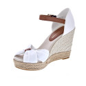 Sandalias Tommy Hilfiger zapatos Mujer modelo Basic Open Toe Beige Hebilla
